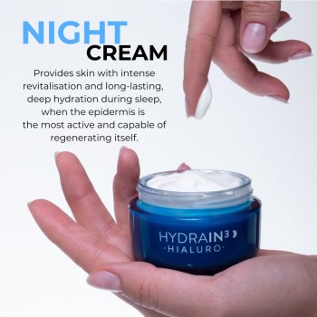 Dermedic Hydrain3 Hialuro crema de noapte cu efect de intinerire antirid - imagine 3